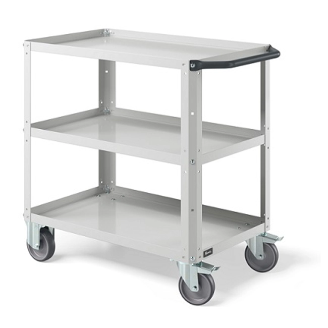 Vendita online Carrello Clever 0907 Small mm.904x515x847H - Grigio Chiaro RAL7035